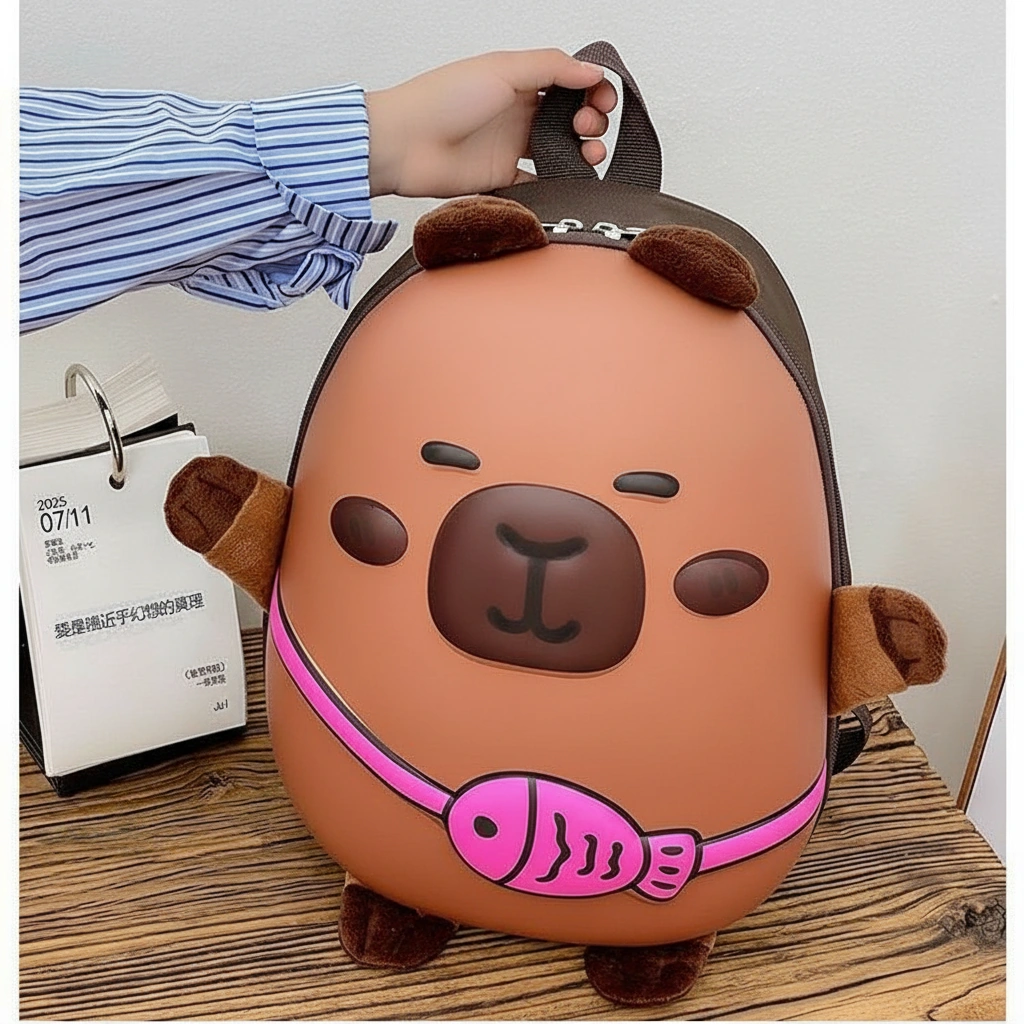 Cute Capybara Toddler Bag Kids Backpack