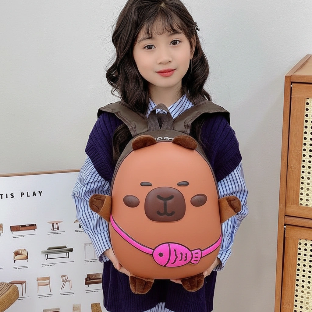 Cute Capybara Toddler Bag Kids Backpack