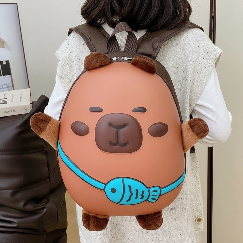 Cute Capybara Toddler Bag Kids Backpack
