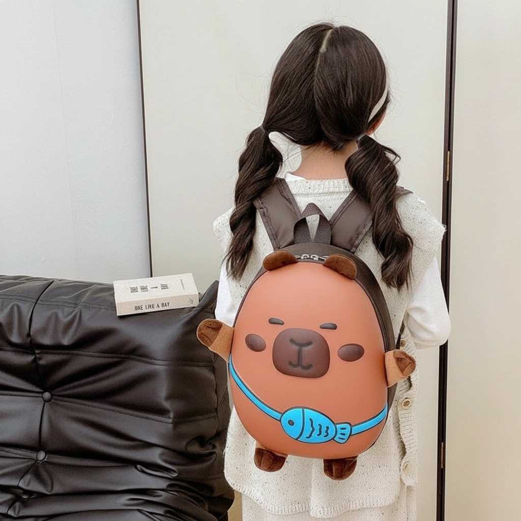 Cute Capybara Toddler Bag Kids Backpack