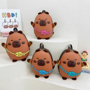 Cute Capybara Toddler Bag Kids Backpack Hard Shell (4 Colors)