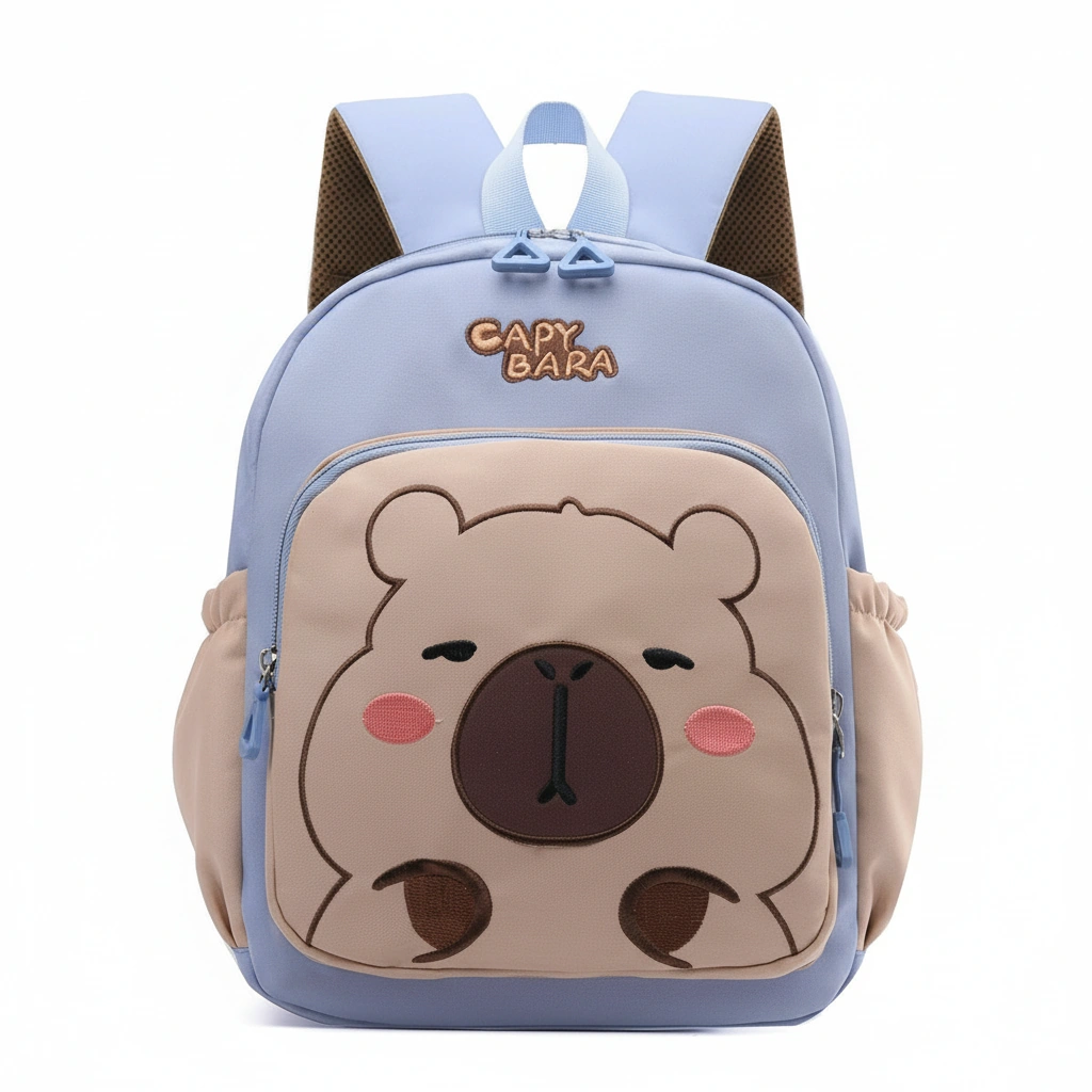 Cute Capybara Backpack for Kids School Bag