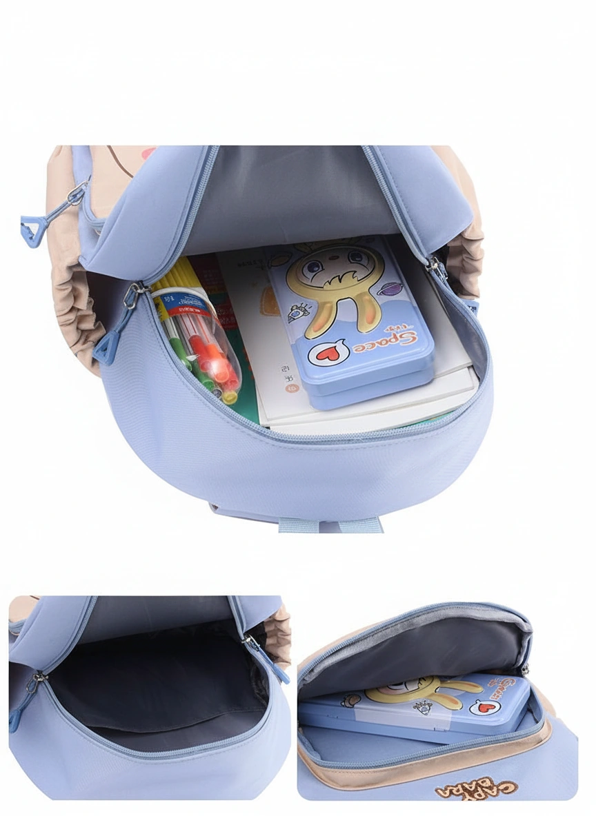 Cute Capybara Backpack for Kids School Bag (3 Colors) - Image 6