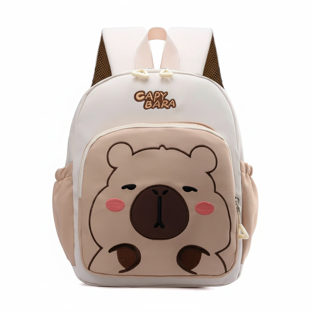 Cute Capybara Backpack for Kids School Bag