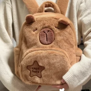 Mini Plush Capybara Backpack