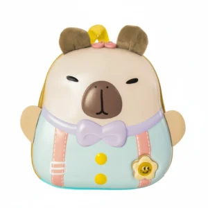 Hard Shell Capybara Backpack for Kids PVC Toddler Bag