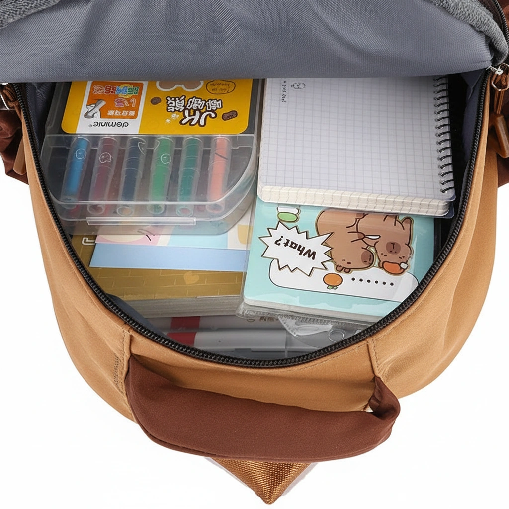 Cute Capybara Backpack for Toddlers School Bag