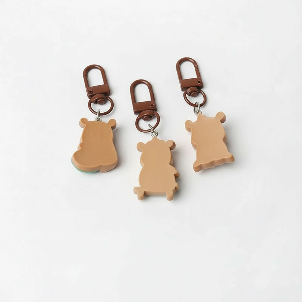 6pcs Cute Capybara Bag Charm Set - Image 6