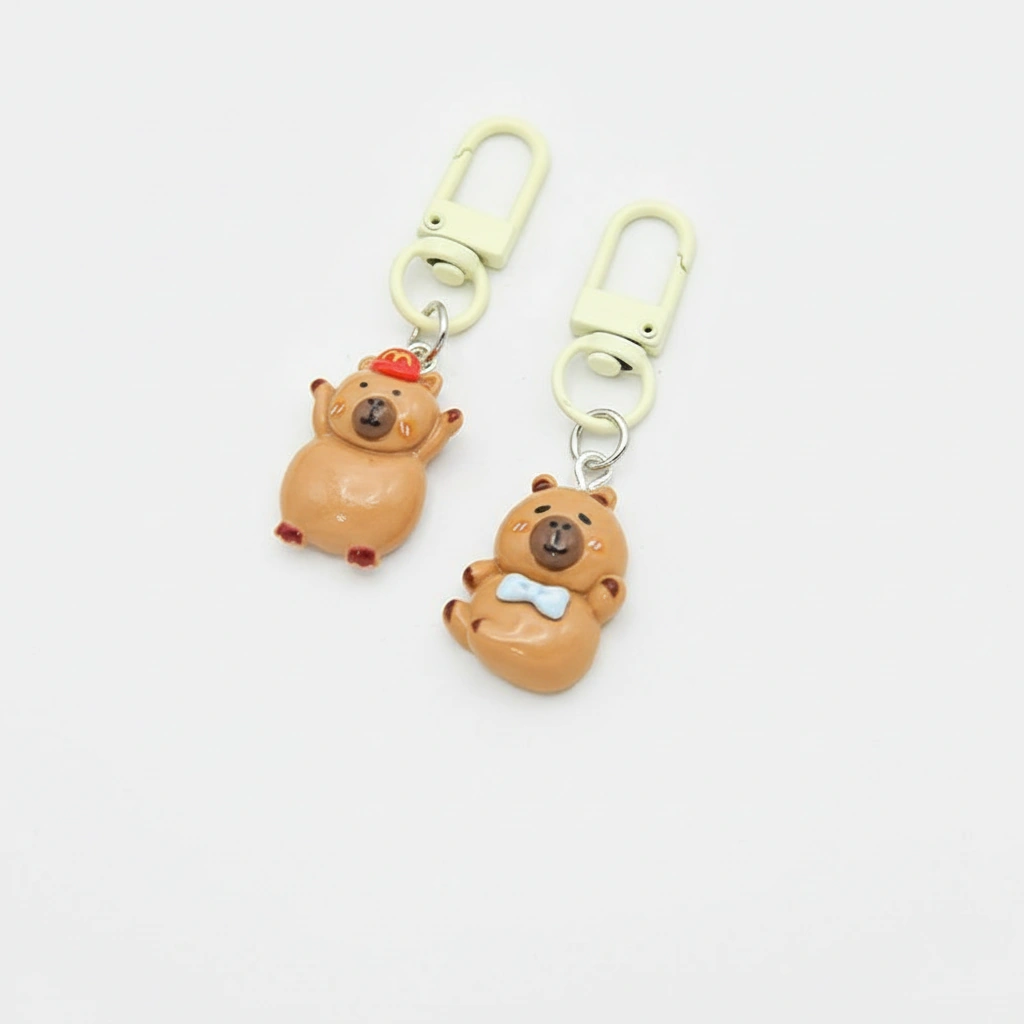 capybara charm capybara keychains