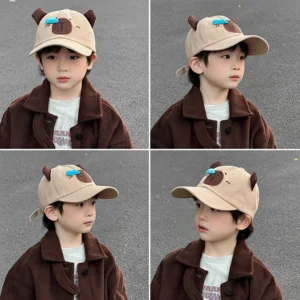 Kids Funny Capybara Baseball Cap