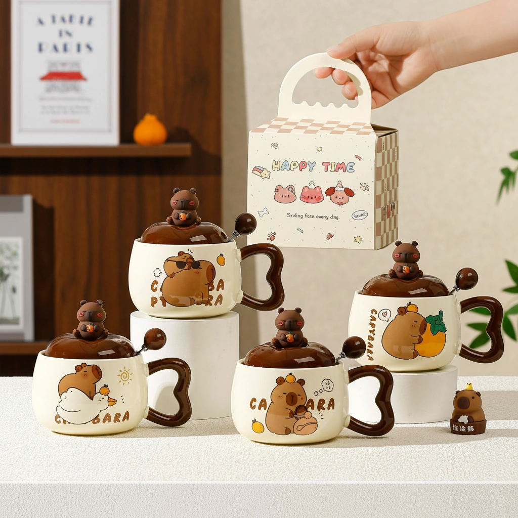 capybara ceramic mug