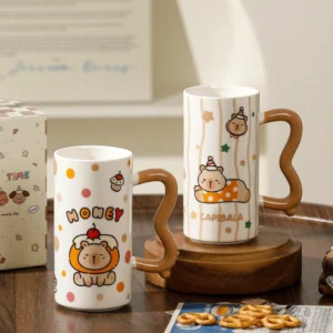 ceramic capybara coffee cup