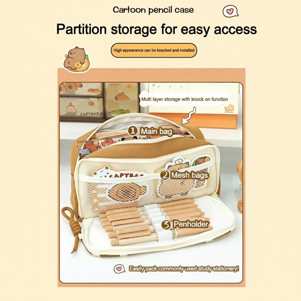 capybara pencil case