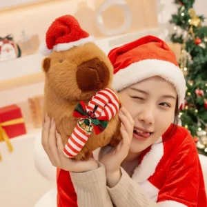 capybara christmas plush