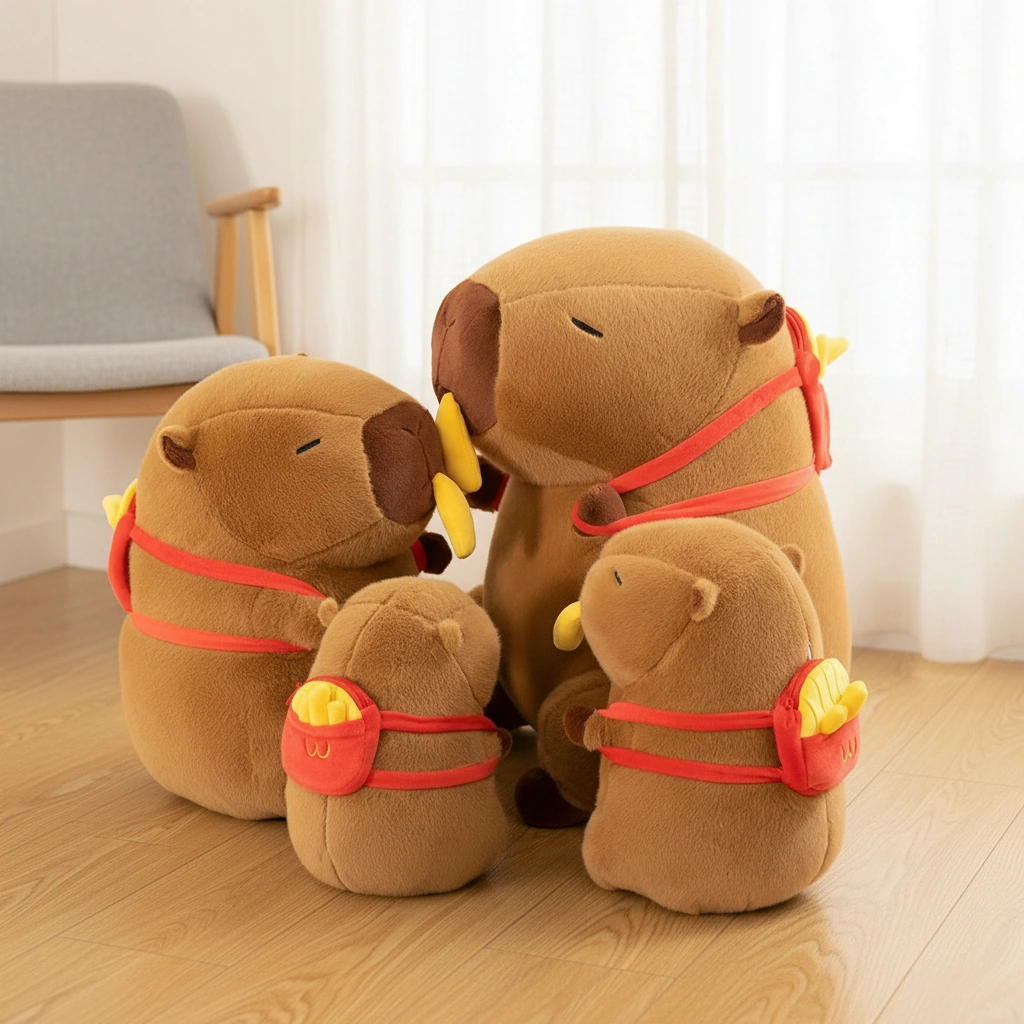 French Fry Capybara Plush Toy