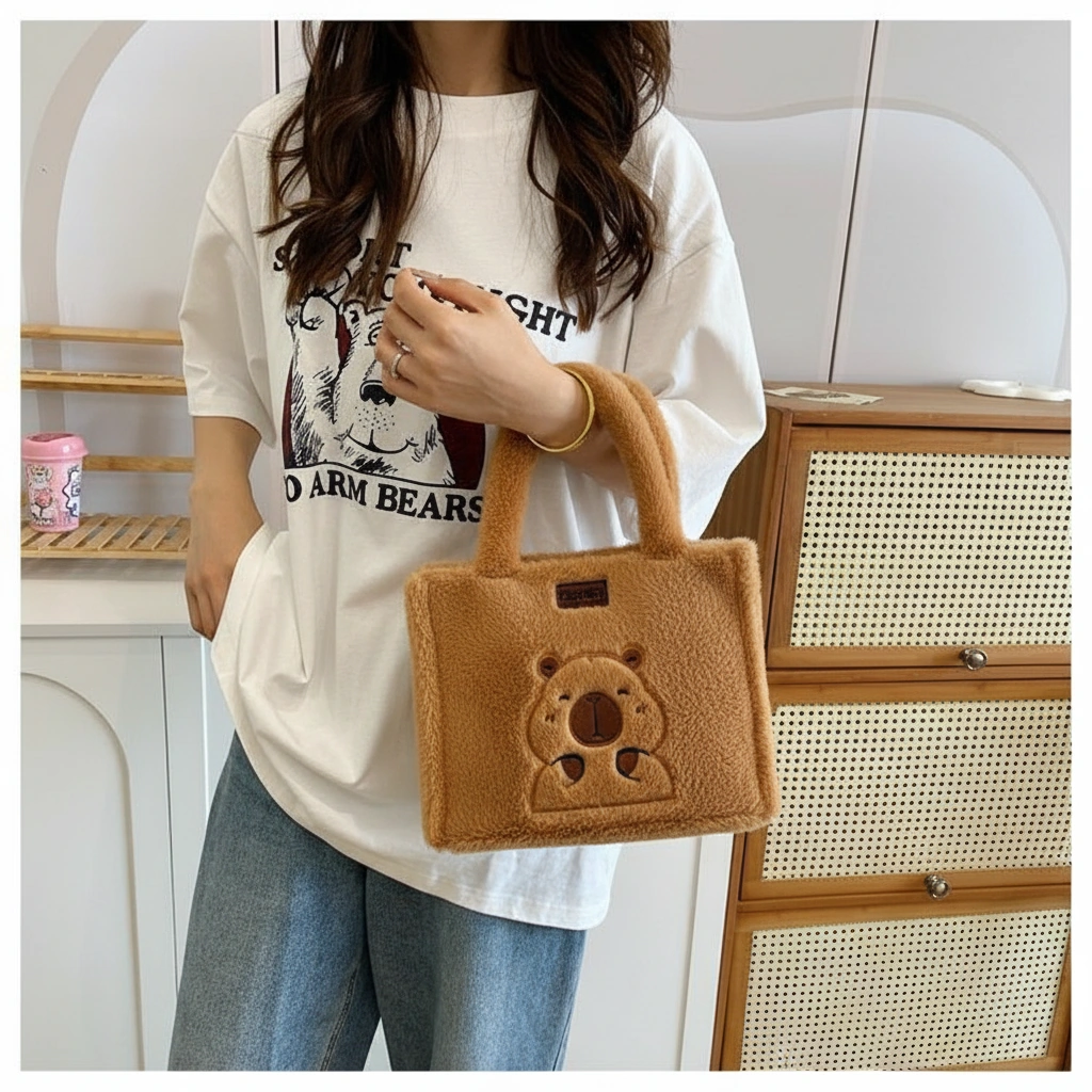 Capybara Tote Bag Handbag & Lunch Tote