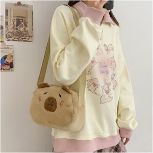 Capybara Plush Crossbody Bag Capybara Bag
