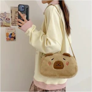Capybara Plush Crossbody Bag Capybara Bag