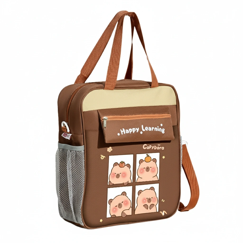 Capybara Messenger Bag School Tote capybara bag
