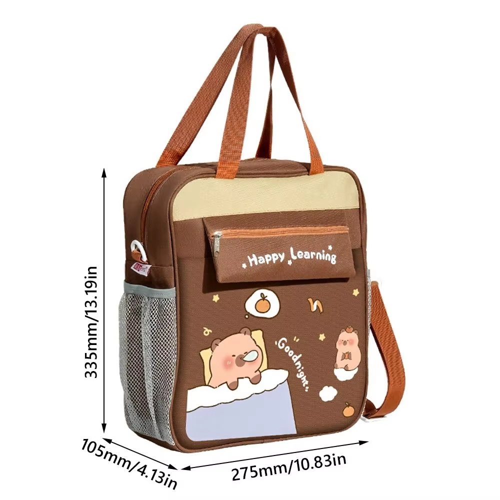 Capybara Messenger Bag School Tote capybara bag