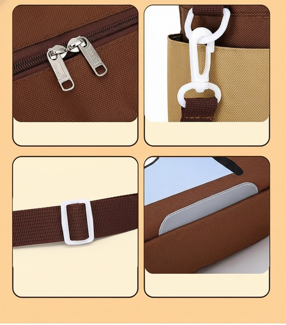 Capybara Messenger Bag School Tote - 2 Styles - Image 4