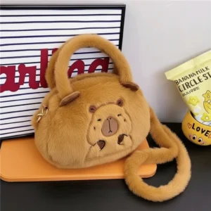 Mini Round Capybara Coin Purse & Earbud Case