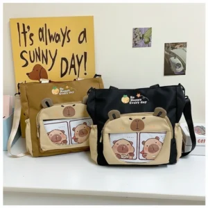 Capybara Canvas Tote Bag Capybara Tote Bag