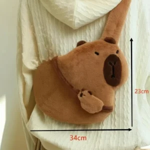 Capybara Plush Sling Bag