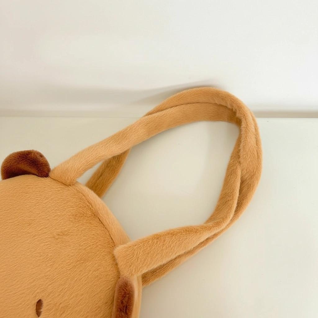 Interactive Capybara Plush Tote Bag - Image 11