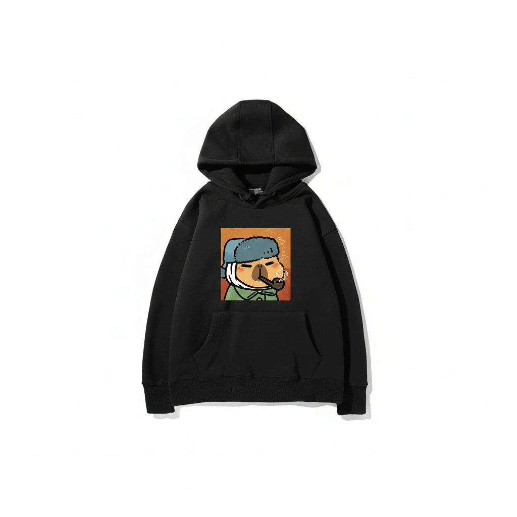 Van Gogh Capybara Hoodie
