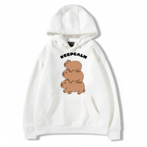 Keep Calm Capybara Hoodie