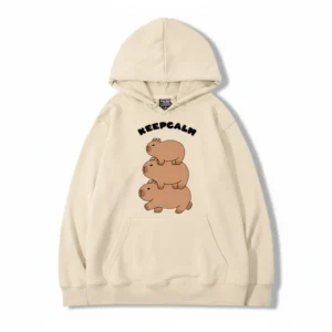 Keep Calm Capybara Hoodie