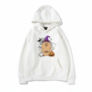 Witch Halloween Capybara Hoodie