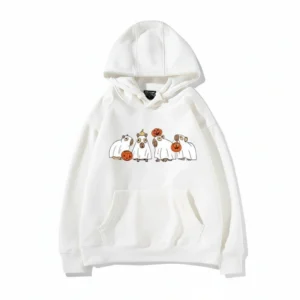 Halloween Ghost Capybara Hoodie