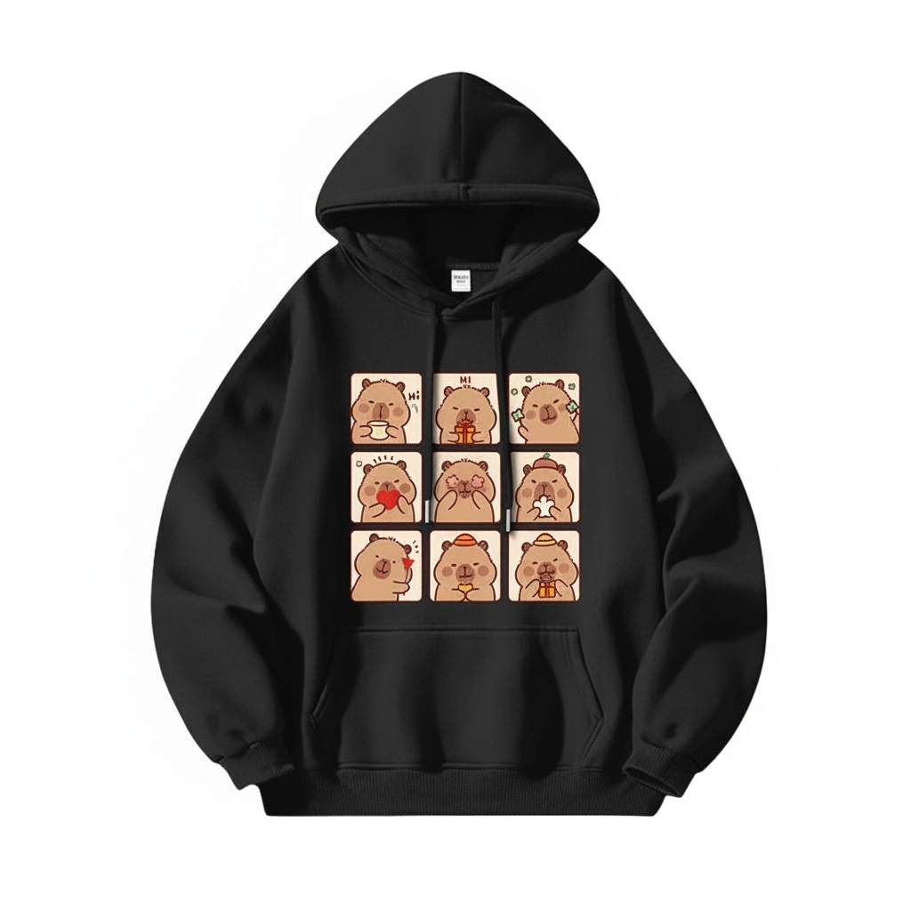 Capybara Moods Hoodie