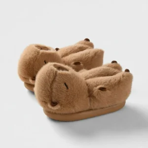 Fluffy Capybara Shoes Plush Capybara Shoes