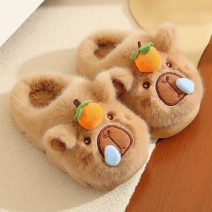 Capybara Plush Shoes