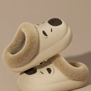 Waterproof EVA Capybara Clogs Plush Lined Slippers