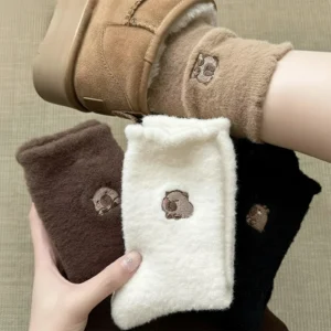 Capybara Fuzzy Socks Capybara Socks