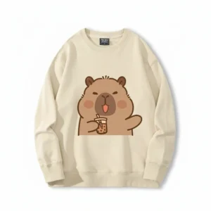 Boba Tea Capybara Sweatshirt