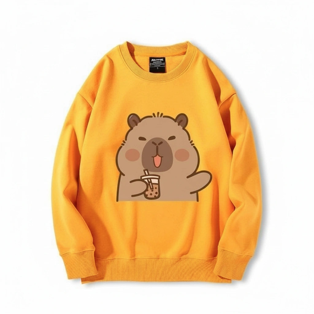 Boba Tea Capybara Sweatshirt