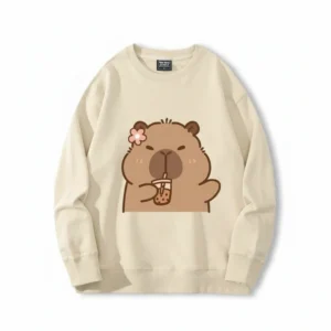 Boba Tea Capybara Sweatshirt