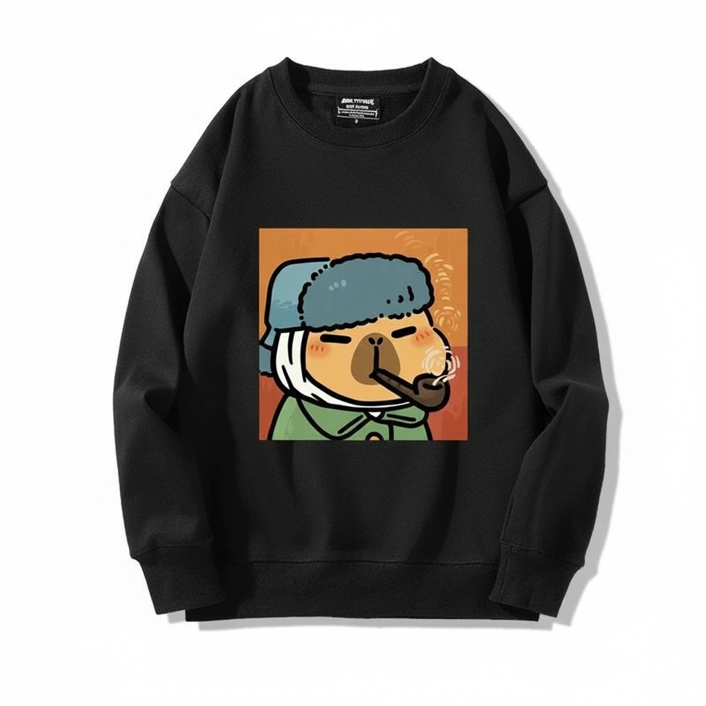 Van Gogh Capybara Sweatshirt