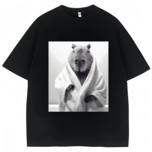 Capybara Bathrobe T-Shirt