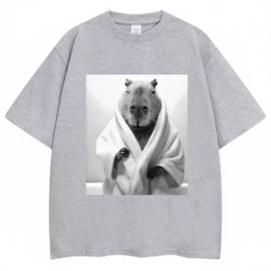 Capybara Bathrobe T-Shirt